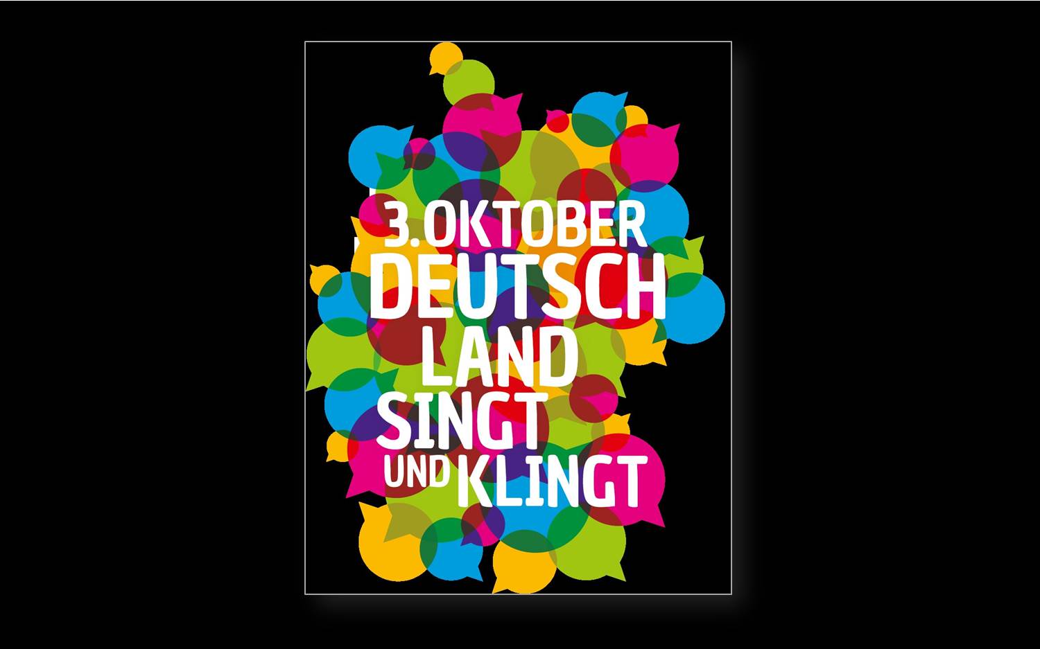 Key Visual der musikalischen Danke-Demo "3. Oktober – Deutschland singt und klingt" (Bildrechte: 3. Oktober – Deutschland singt und klingt e.V.)