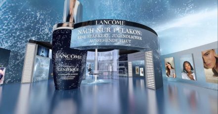 Bild: ADVANCHED GÉNIFIQUE – Interaktiver Pop-up-Store von LANCÔME (Link: https://www.lancome.de/genifique-pop-up/)
