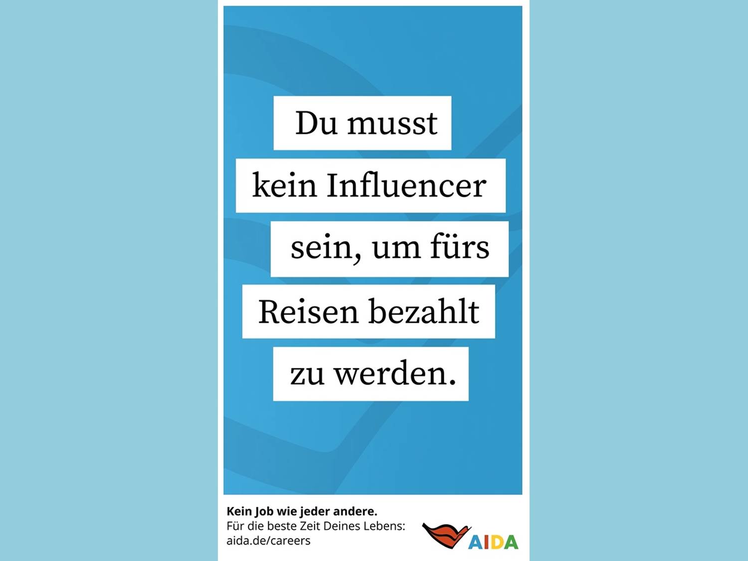 AIDA Job Kampagne 2022 (Copyrights: AIDA Cruises)