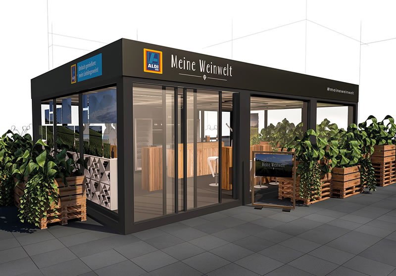 Erster ALDI SÜD Pop-up-Store "Meine Weinwelt" Bild: ©ALDI SÜD