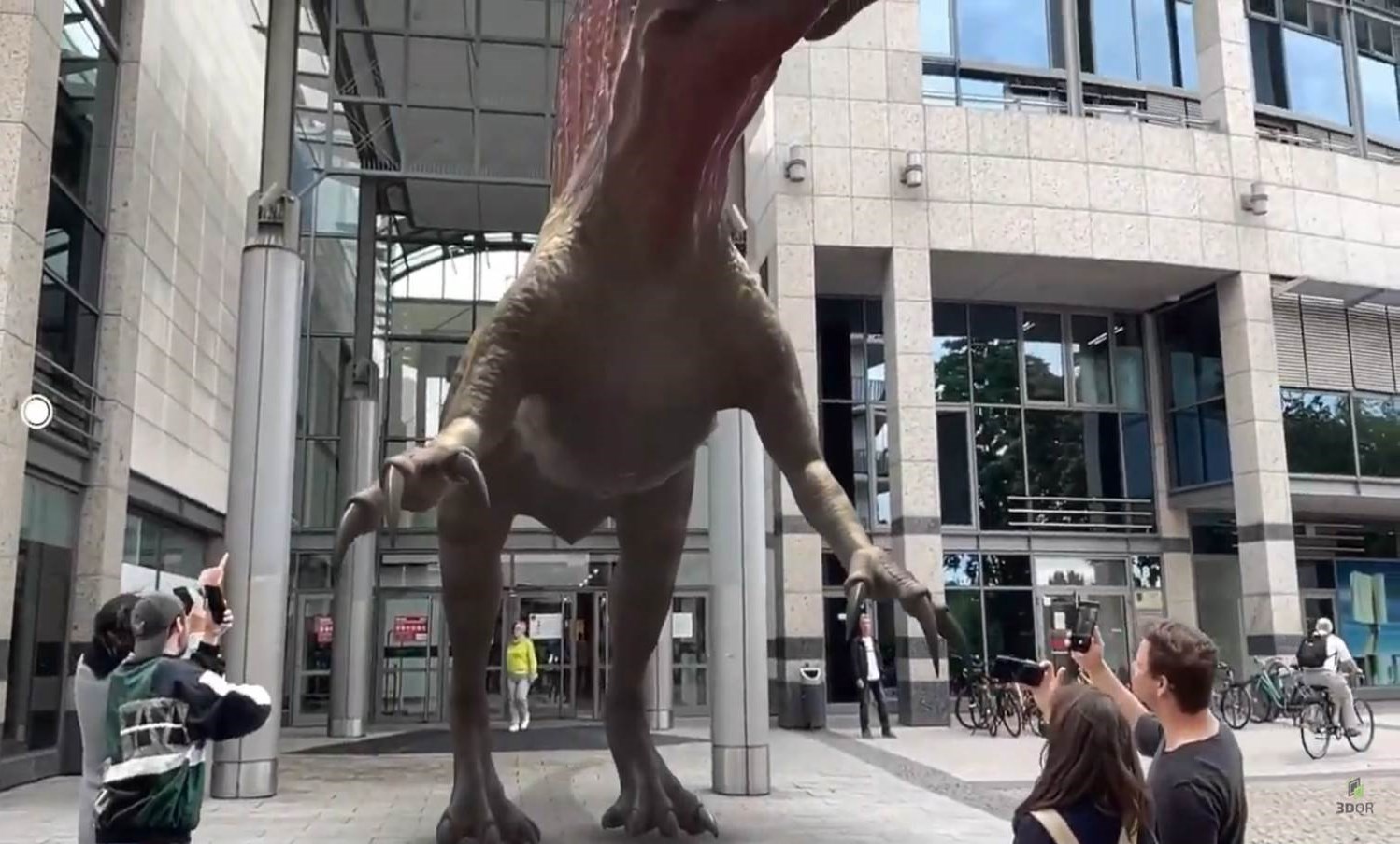 AR Locations von 3DQR – Screenshot aus dem YouTube Video