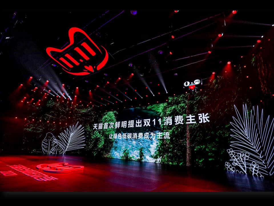 Bild: Die Alibaba Group hat das 13. 11.11. Global Shopping Festival eröffnet (Copyrights: Group Holding Limited)