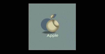 Titelbild: Das Apple Logo im Bauhaus Stil (Designed by Vladimir Nikolic / 99designs)