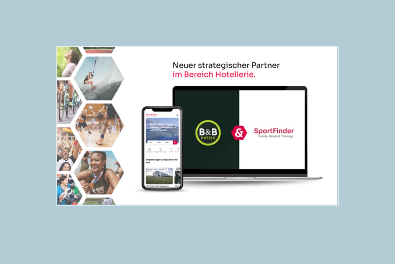 B&B Hotels kooperieren mit SportFinder (Bild übermittelt durch: SportFinder | ACC Camps & Communities AG)