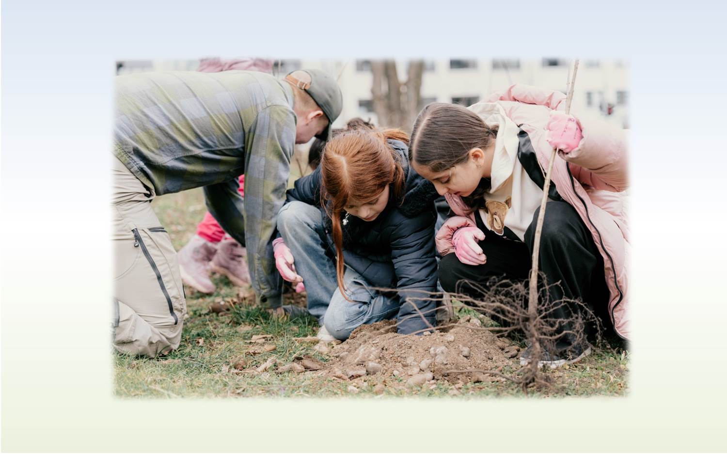 In Köln-Buchheim wurde die erste BAUHAUS Waldinsel gepflanzt - Schülerinnen und Schüler der Gemeinschafts-Grundschule An St. Theresia halfen tatkräftig mit (Bildquelle: BAUHAUS AG)