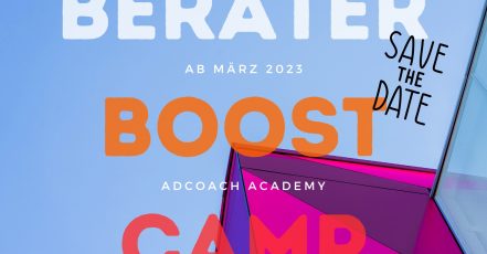 Save the date – AdCoach Academy – Berater Boost Camps (Quelle: www.adcoach.de)