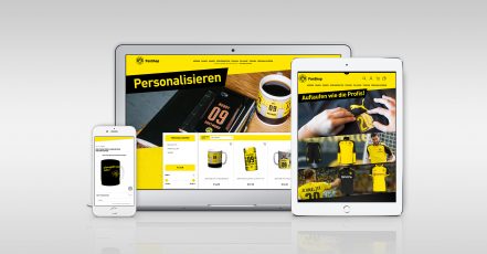 Bild: Best IT / BVB Shop | Umfangreiche Personalisierung im BVB Shop