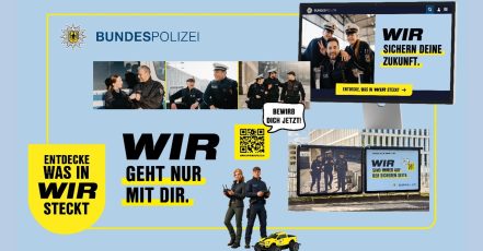 Bundespolizei Employer Branding und Recruiting Kampagne 2026, Visual (Quelle / Copyright: Bundespolizei)