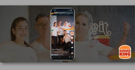 Kampagnenmotiv von BURGER KING - Employer Branding Kampagne 2022 - Mitarbeiter-Videos