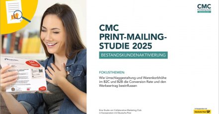 Visual zur CMC Print-Mailing-Studie 2025 (Quelle: CMC x Deutsche Post AG)