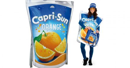 Das offizielle Capri-Sun Karnevalskostüm ist ein echter Hingucker für die närrischen Tage 2025 / 2026 (Bildquelle: Capri-Sun)