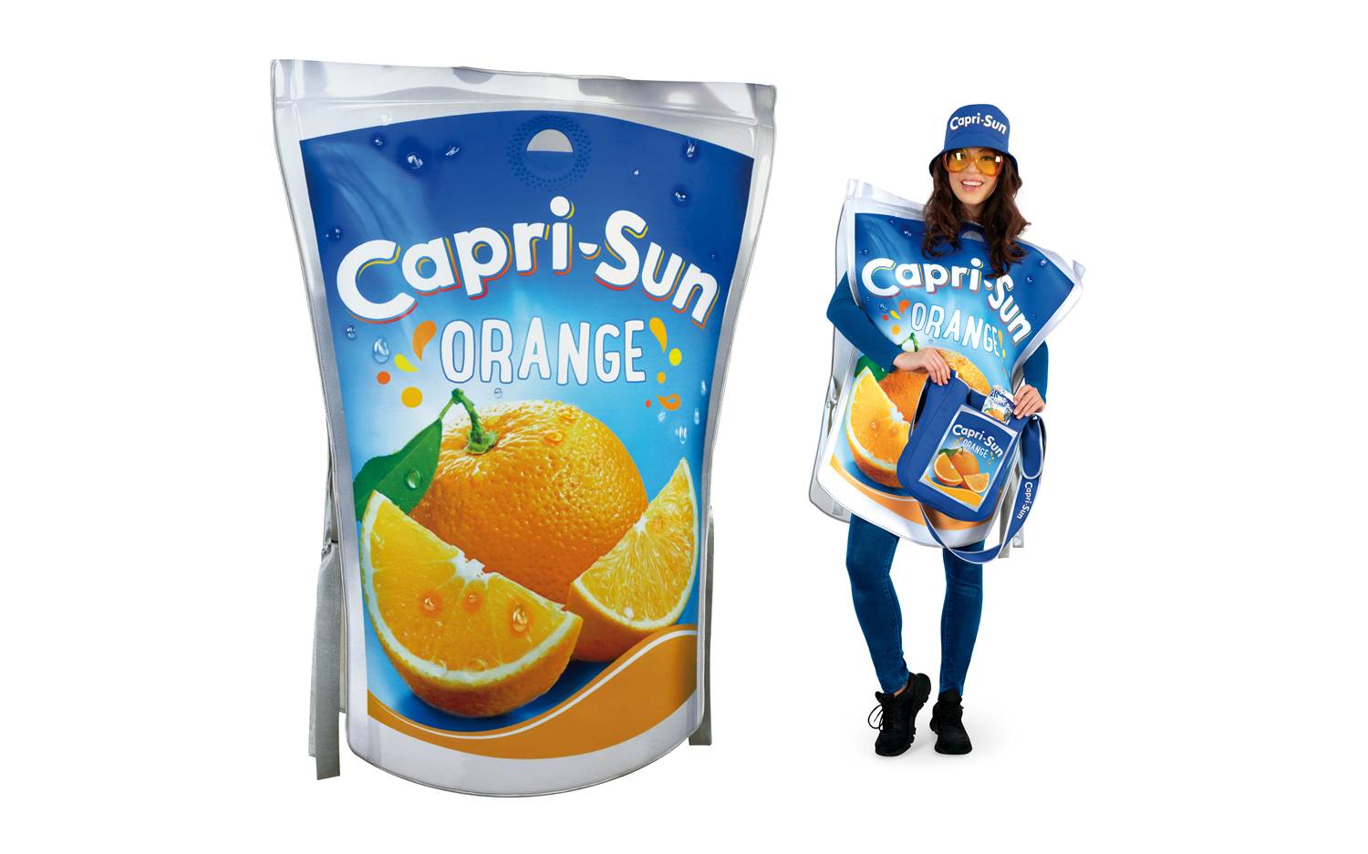 Das offizielle Capri-Sun Karnevalskostüm ist ein echter Hingucker für die närrischen Tage 2025 / 2026 (Bildquelle: Capri-Sun)