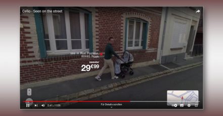 Screenshot v. 17.11.2023 aus dem Kampagnen-Video "Celio – Seen on the street" | Be normal Kampagne 2023 (Quelle: YouTube, Link s.o.)