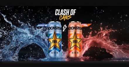 Key Visual der Clash of Cans Kampagne, Rockstar Energy (Bildrechte: PepsiCo)