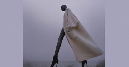 Motiv aus der Cozy van Dorle Kampagne – Coat Bobby Cream (Bildquelle: Sassenbach)