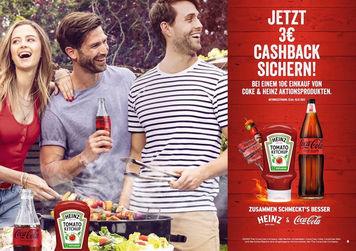 Zusammen schmeckt's besser - Coca-Cola x HEINZ Promotion 2022