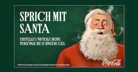 Motiv der Coca-Cola Weihnachtskampagne 2024 (Copyrights: Coca-Cola)