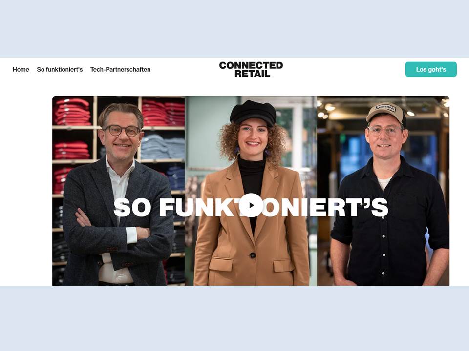 Bild: Screenshot von der Connected Retail Plattform von Zalando (https://www.connectedretail.de/)