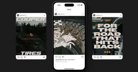 Der neue Markenauftritt von Cooper Tires mit Rittehelm- und Wolf-Symbolik sowie dem neuen Farbschema (Quelle / Copyright: Goodyear)