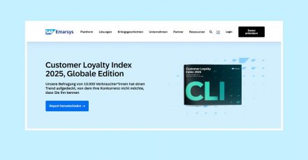 Cover-Motiv CLI Report, SAP Emarsys Customer Loyalty Index 2025 (Quelle: emarsys.com)