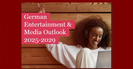 Cover-Motiv der PwC GEMO Studie 2025, German Entertainment & Media Outlook 2025-2029 (Bildquelle: PwC Deutschland)
