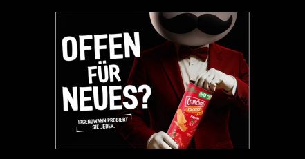 Neue Kampagne für die Crunchips Stackers – Offen für Neues (Bildrechte: The Lorenz Bahlsen Snack-World GmbH & Co KG Germany)