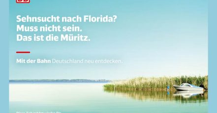Bild: Deutschland neu entdecken – Die crossmediale Kampagne zur Urlaubssaison 2020 der Deutschen Bahn wurde von der Agentur Ogilvy konzipiert.
