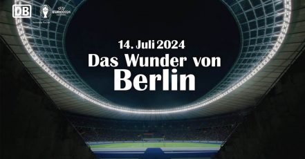 Kampagnen Key Visual – Das Fußballwunder von Berlin – Kampagne für die Fan BahnCard, kreiert von Ogilvy (Bildquelle: Ogilvy)