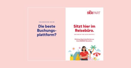 DERPART Kampagne zum Kinostart des Films Der perfekte Urlaub (Quelle / Copyright: DERPART)