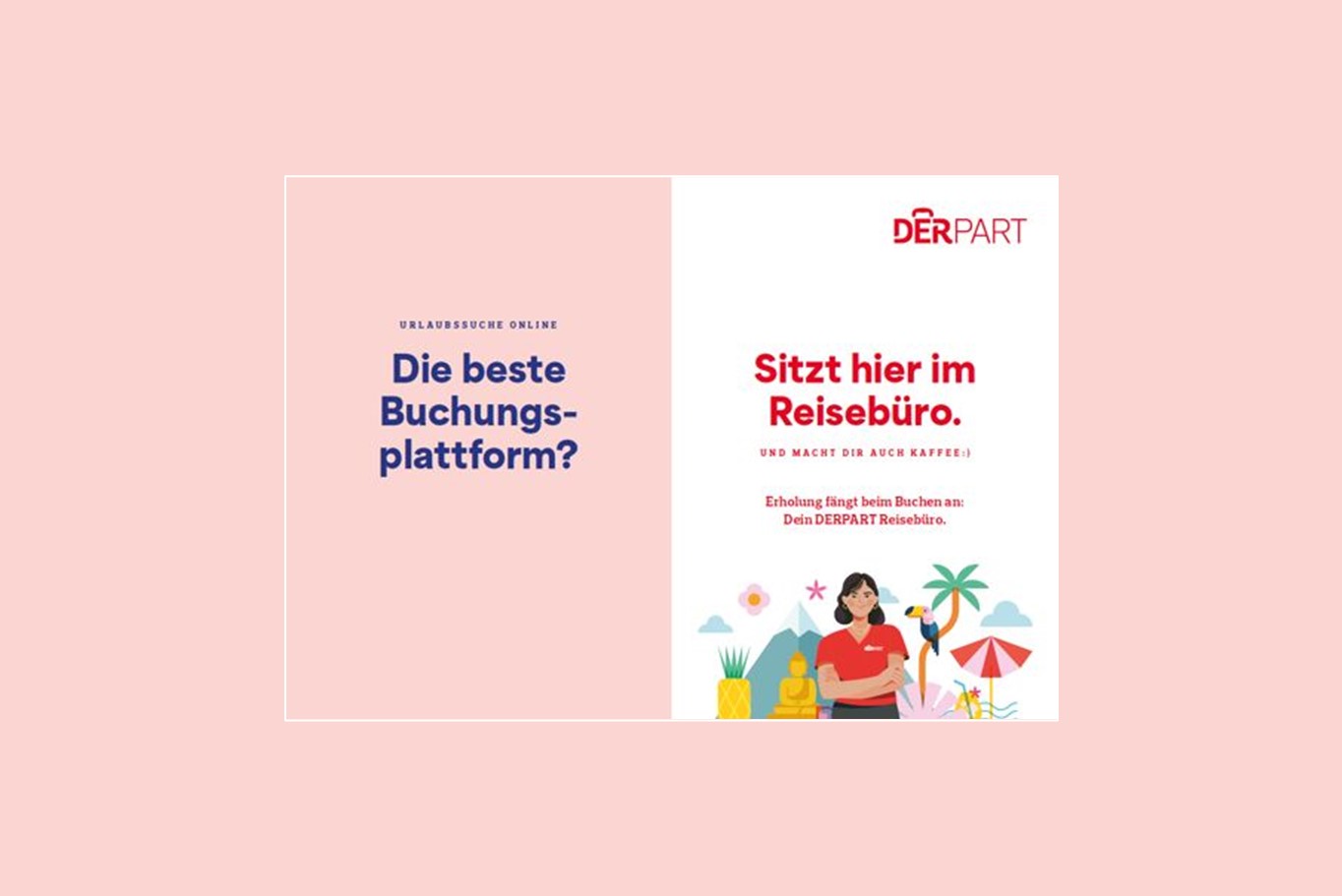 DERPART Kampagne zum Kinostart des Films Der perfekte Urlaub (Quelle / Copyright: DERPART)