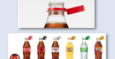 Bild: Pionier-Leistung - Die PET-Einweg-Flaschen von Coca-Cola haben bereits jetzt neue Verschlüsse zum Wohle der Umwelt (Bild: Coca-Cola Deutschland GmbH)