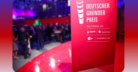 Foto von der Preisverleihung am 12.09.2023 (Foto / Copyrights: Franziska Krug für Deutscher Gründerpreis)