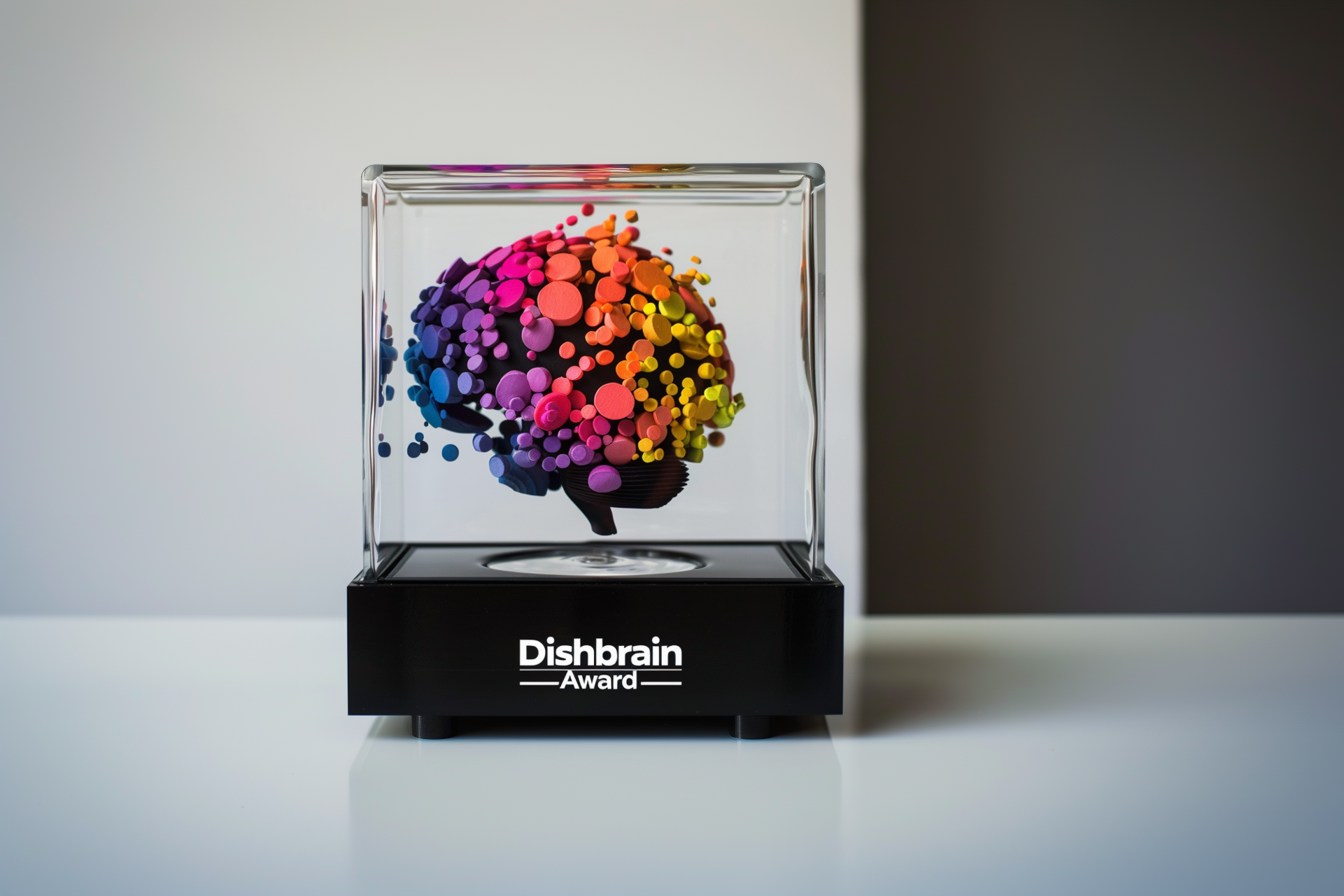 Dishbrain Award (Bildrechte: Dishbrain / dishbrain.com; Quelle: MediaMarktSaturn)