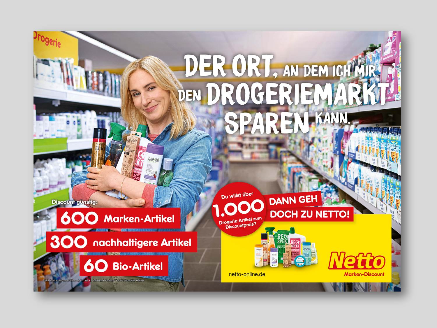 Drogerie-Kampagne - Netto Marken-Discount preist aktuell sein großes Drogerie-Sortiment an