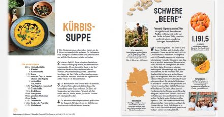 Bild: Innenansicht des EDEKA Heimat Kochbuchs, das am 1. Oktober in den Handel kommt. (Quelle / Copyrights: EDEKA)