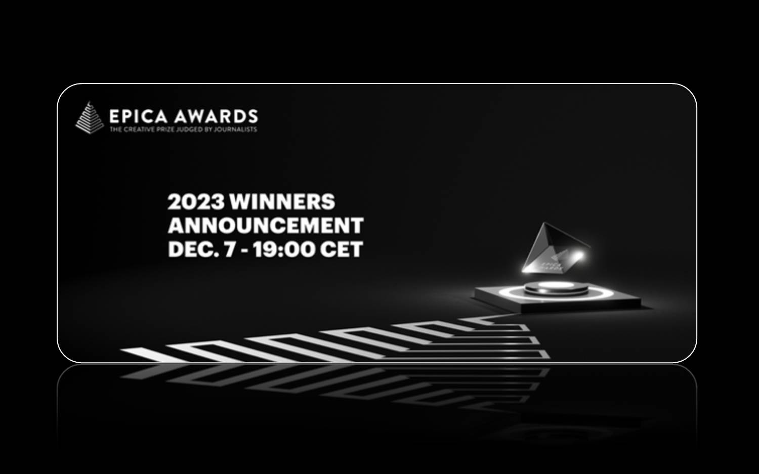 Epica Awards 2023 - Visual von der Award Website (https://www.epica-awards.com/)