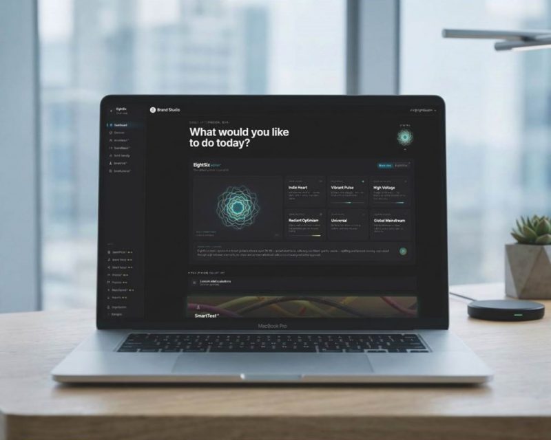 Das KI-gestützte EightSix Brand Studio wird in einer Masterclass beim OMR Festival 2026 vorgestellt (Quelle: EightSix)