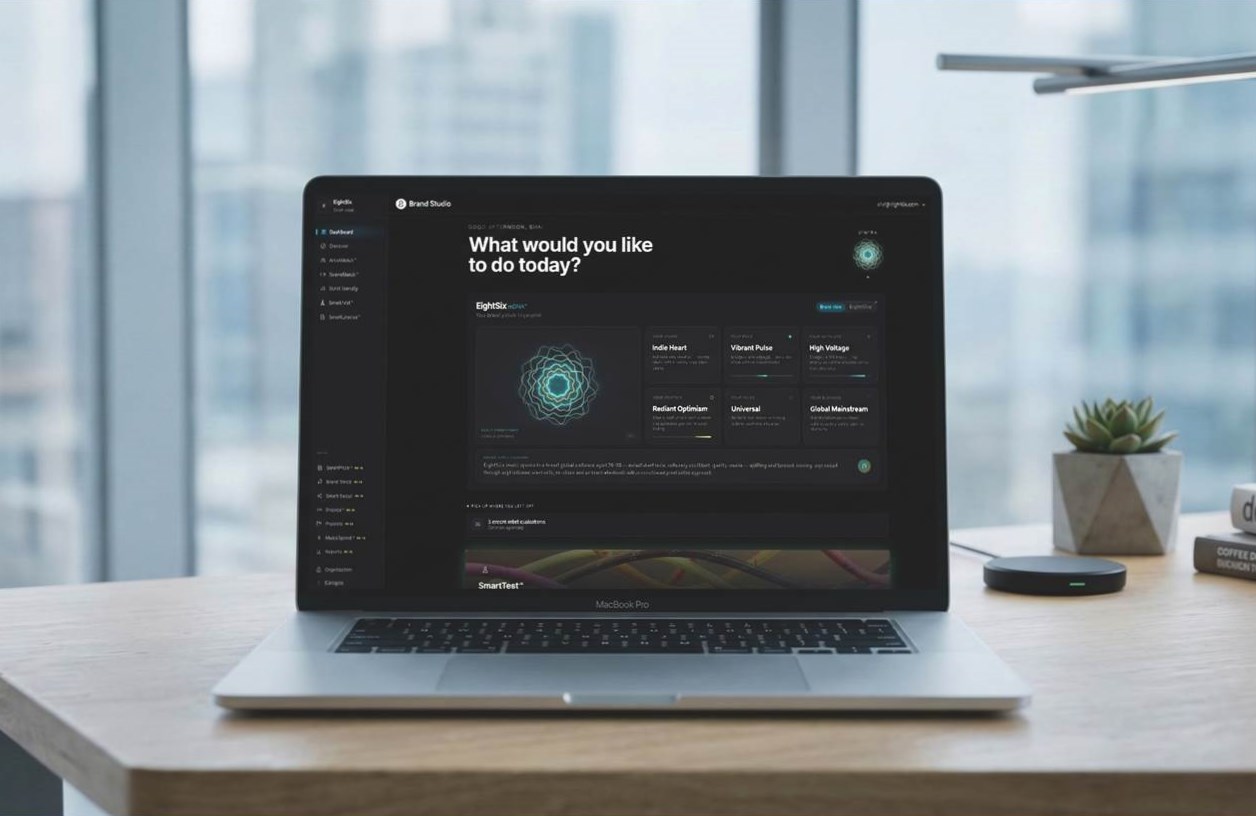 Das KI-gestützte EightSix Brand Studio wird in einer Masterclass beim OMR Festival 2026 vorgestellt (Quelle: EightSix)