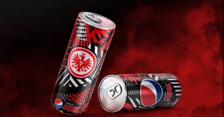 Co-Branding – Eintracht Frankfurt x Pepsi MAX – Fan-Dose zum Start in die neue Bundesliga Saison 2022 / 2023