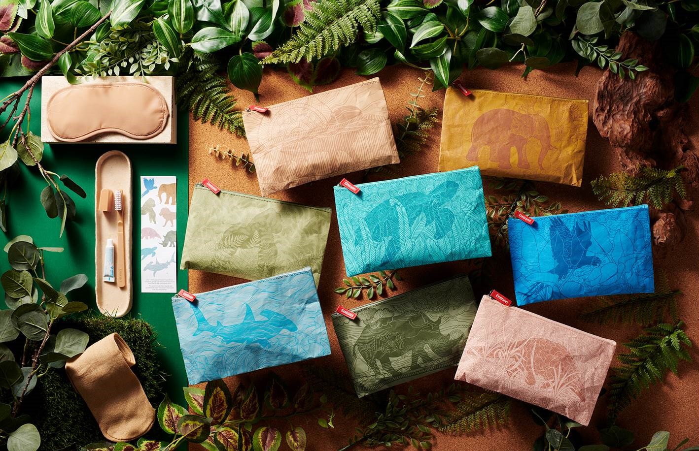 Die neuen Emirates Wildlife Amenity Kits (Bildquelle: Emirates)