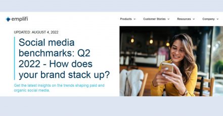 Social Media Benchmarks – Emplifi Report Q2 2022
