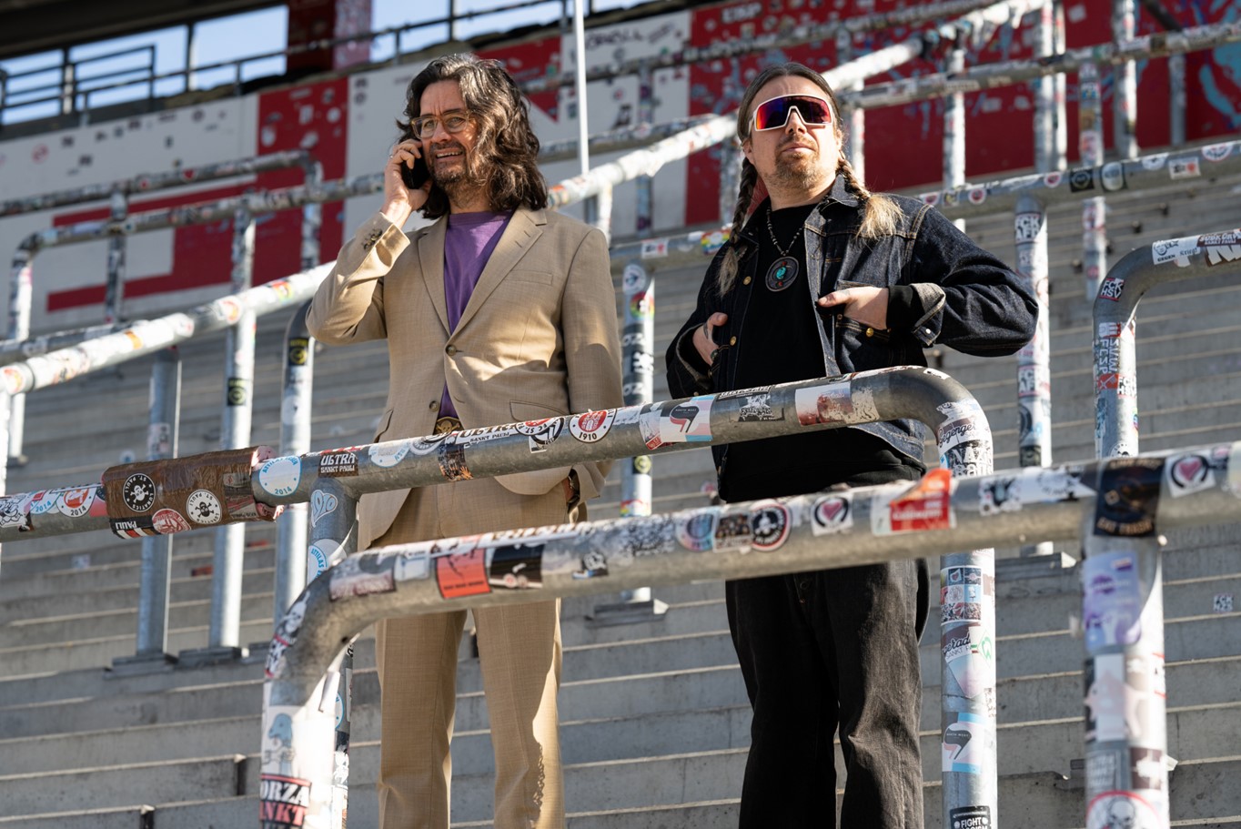 Martin Drust (FC St. Pauli) und Philipp Feit (German Wahnsinn) im Millerntor-Stadion, FC St. Pauli (Copyright: Stefan Trocha Photography)