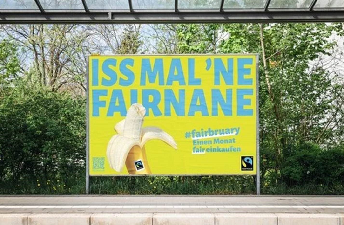 Plakatmotiv der aktuellen Kampagne zur Fairbruary Challenge von Fairtrade (Foto: tihanastocker / Fairtrade)