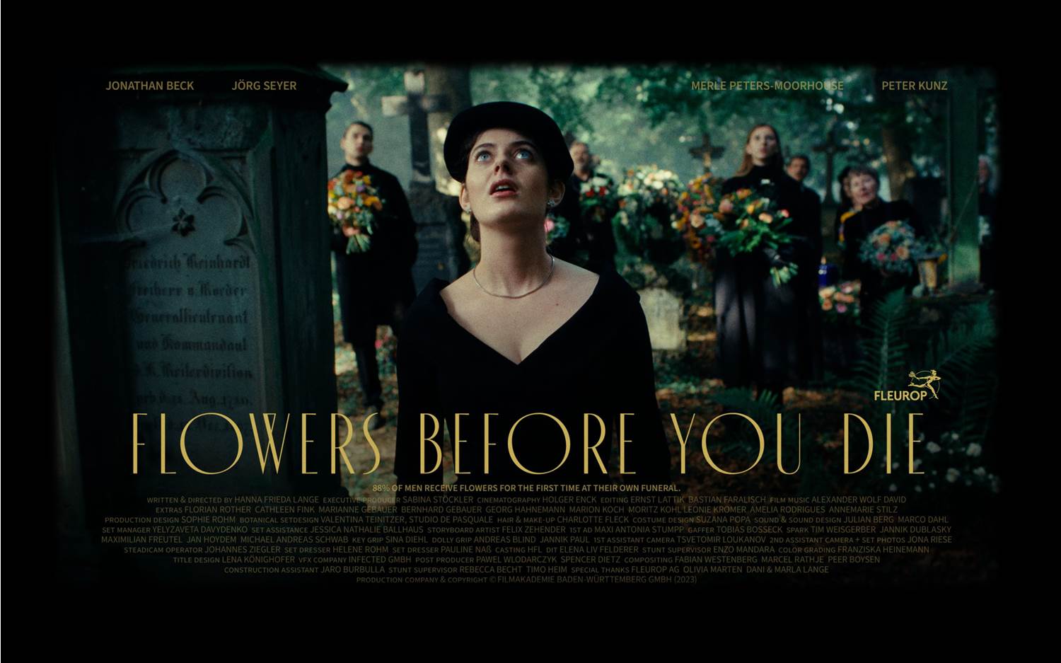 "Flowers Before You Die" – eine Studentische Produktion der Filmakademie Baden-Württemberg. Regie und Drehbuch: Hanna Frieda Lange.