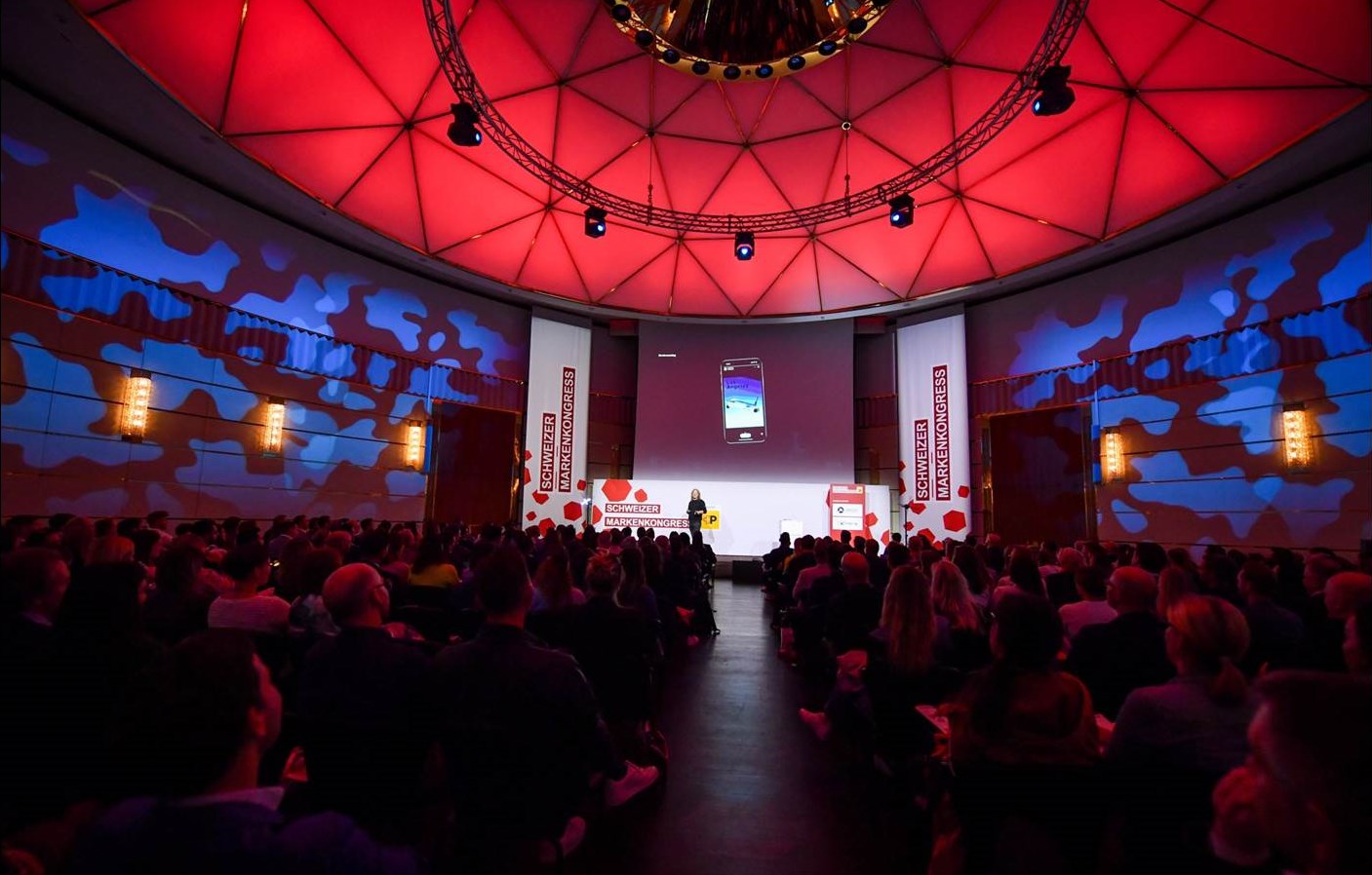 Szene vom Schweizer Markenkongress (Foto: Gabriele Griessenböck)