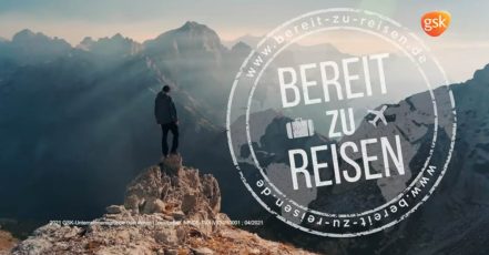 Bild: Aufklärungskampagne "Bereit zu Reisen" von GlaxoSmithKline (GSK) - Szene aus dem Kampagnen-Video