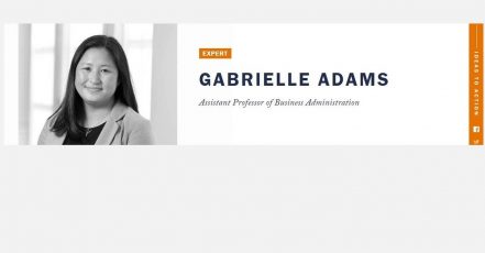 Gabrielle Adams, Assistant Professor an der Darden School of Business
