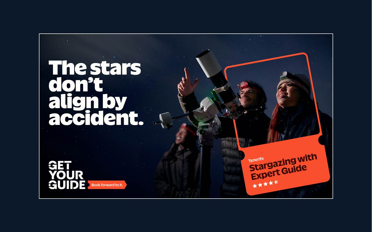 OOH-Motiv der internationalen GetYourGuide-Kampagne 2026 (Bildrechte: GetYourGuide)