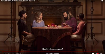 Screenshot: Ghost WHOPPER® BURGER KING® Youtube Video