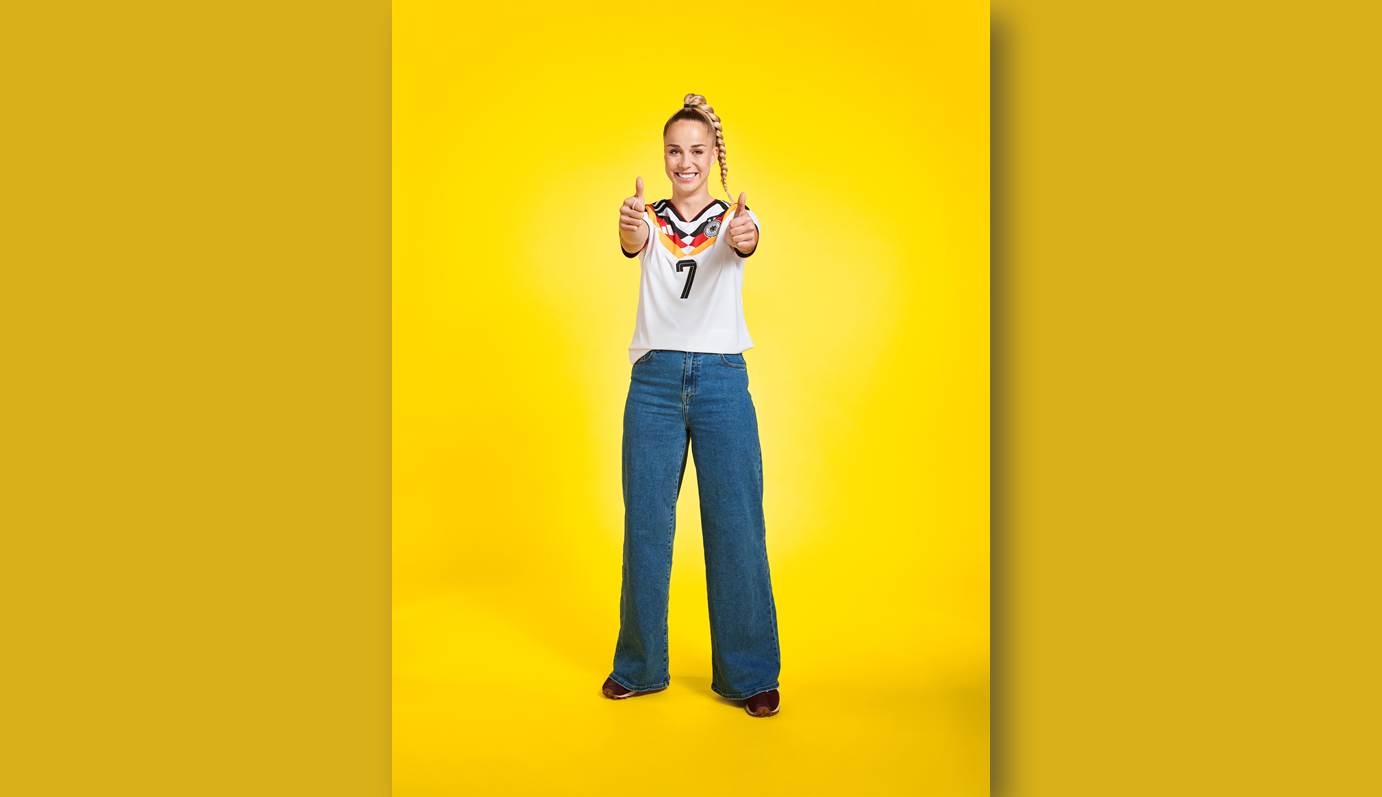 Starke Partnerschaft für Ernährung – Netto Marken-Discount gewinnt DFB-Kapitänin Giulia Gwinn als Markenbotschafterin (Foto / Copyright: Netto Marken-Discount)